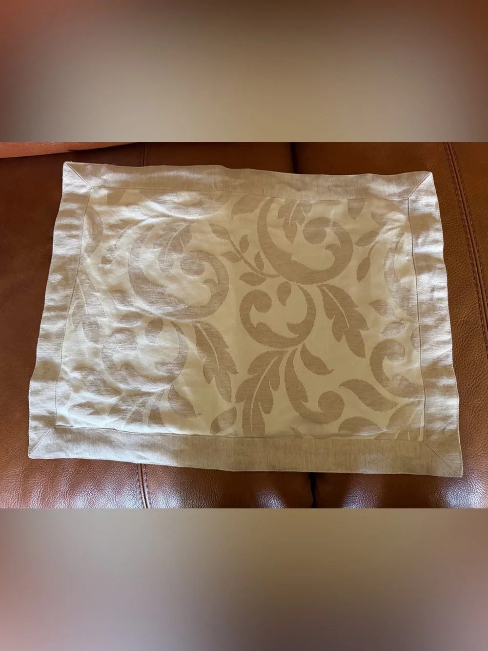 S.D.H. The Purists Grande Jasmine boudoir pillow sham NEW